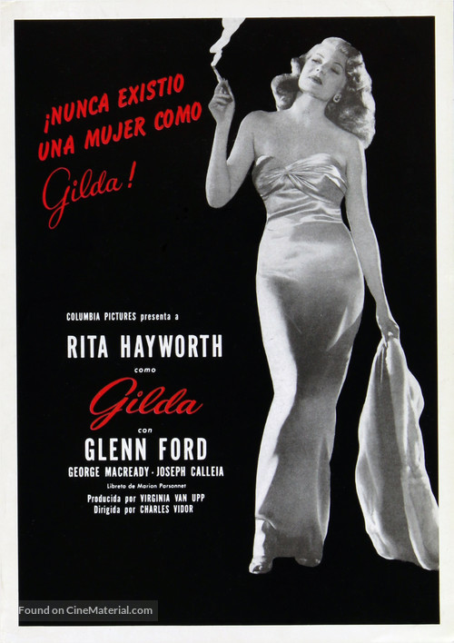 Gilda - Spanish Movie Poster