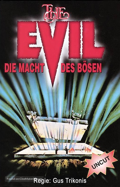 The Evil - German DVD movie cover