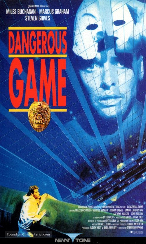 Dangerous Game - French VHS movie cover
