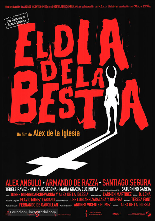 El d&iacute;a de la bestia - Spanish Movie Poster