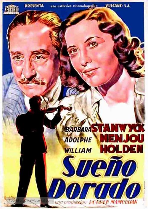 Golden Boy - Spanish Movie Poster