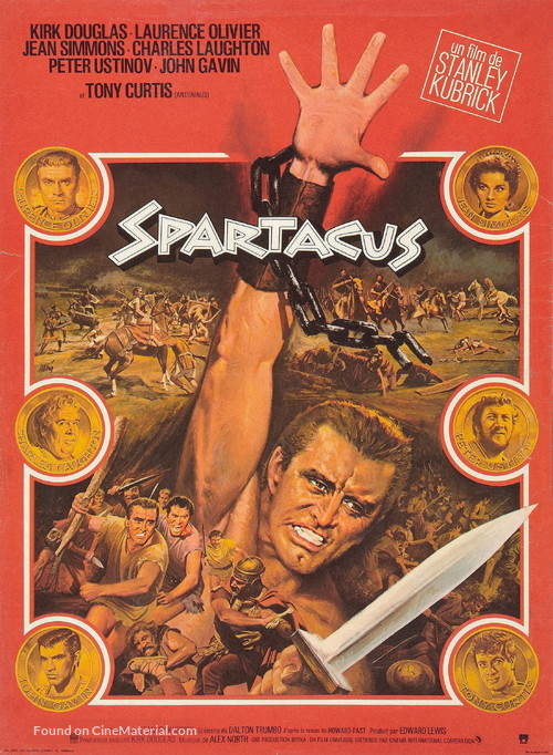 Spartacus - French Movie Poster