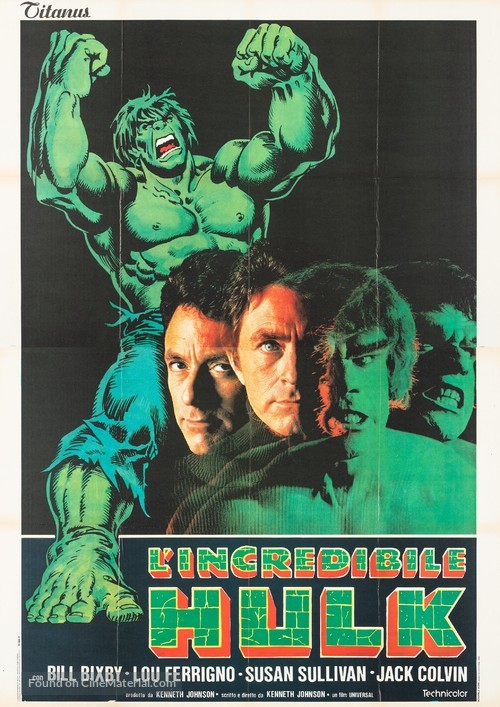 &quot;The Incredible Hulk&quot; - Italian Movie Poster