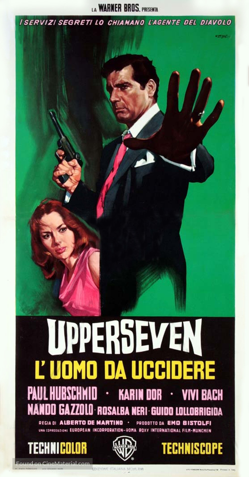 Upperseven, l&#039;uomo da uccidere - Italian Movie Poster