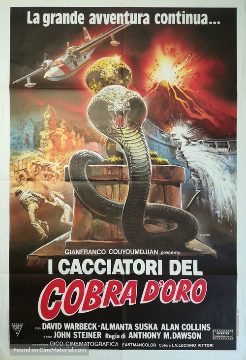 I cacciatori del cobra d&#039;oro - Italian Movie Poster