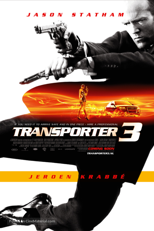 Transporter 3 - Dutch Movie Poster