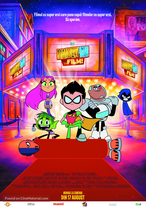 Teen Titans Go! To the Movies - Romanian Movie Poster