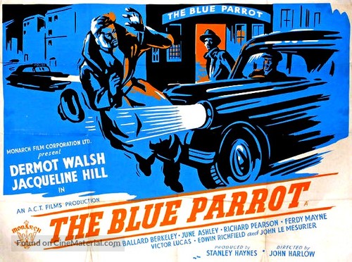 The Blue Parrot - British Movie Poster