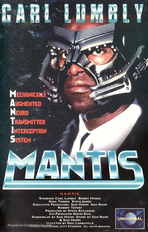 M.A.N.T.I.S. - Finnish VHS movie cover