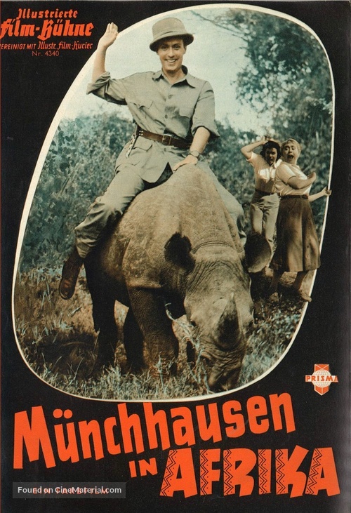 M&uuml;nchhausen in Afrika - German poster