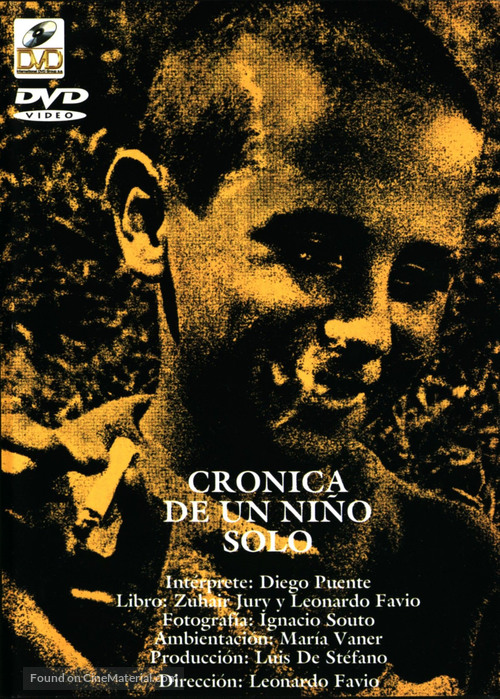 Cr&oacute;nica de un ni&ntilde;o solo - Argentinian Movie Cover