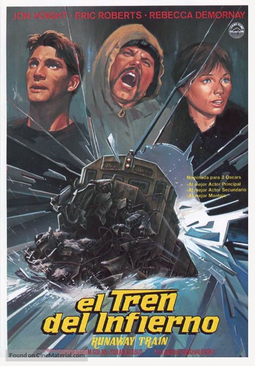 Runaway Train - Spanish Movie Poster