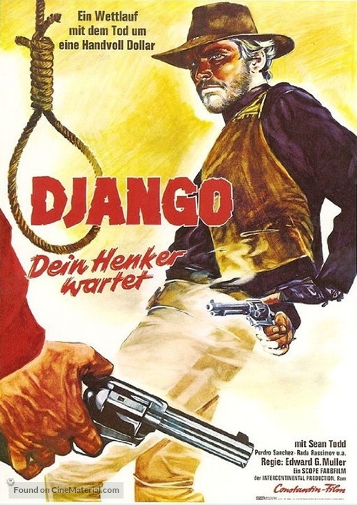 Non aspettare Django, spara - German Movie Poster