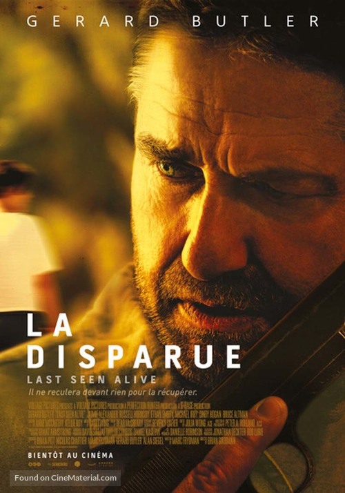 Last Seen Alive - French Movie Poster
