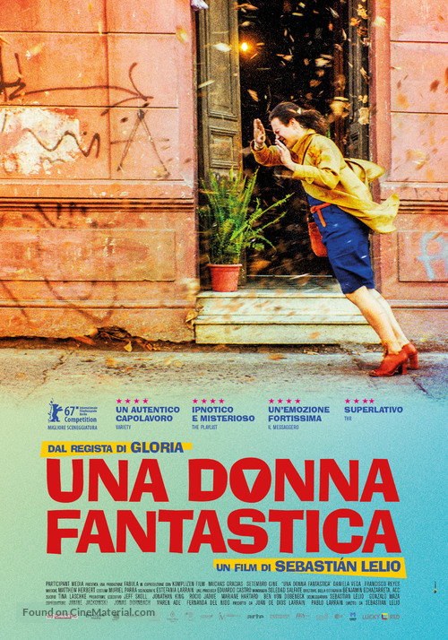 Una mujer fant&aacute;stica - Italian Movie Poster