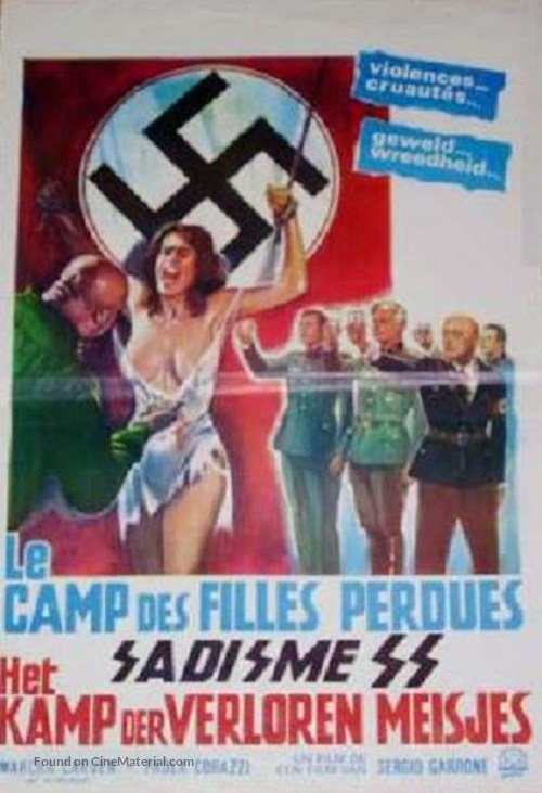 Lager SSadis Kastrat Kommandantur - Belgian Movie Poster