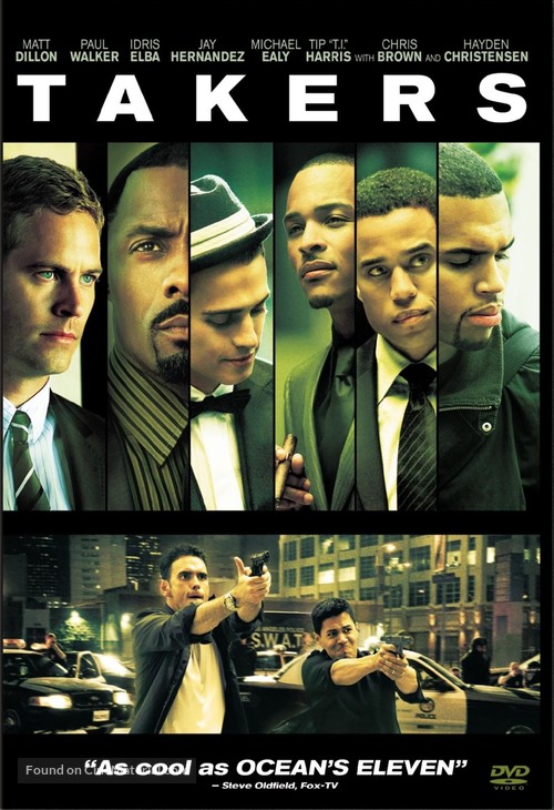 Takers - DVD movie cover