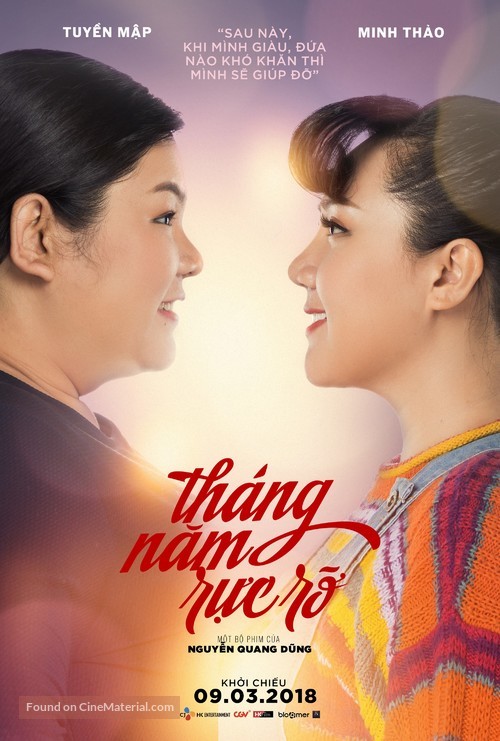 Thang Nam Ruc Ro - Vietnamese Movie Poster