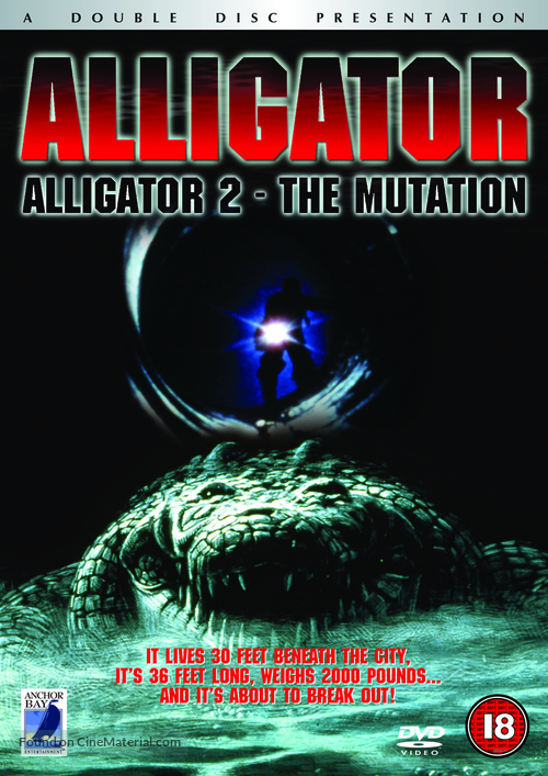 Alligator II: The Mutation - British Movie Cover