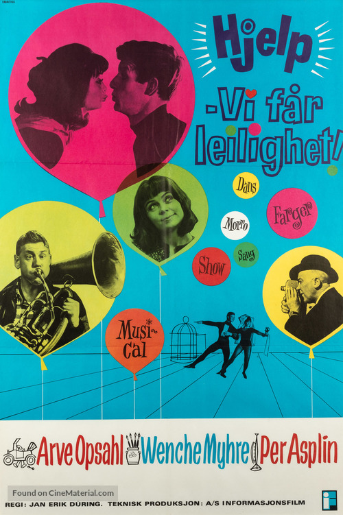 Hjelp - vi f&aring;r leilighet! - Norwegian Movie Poster