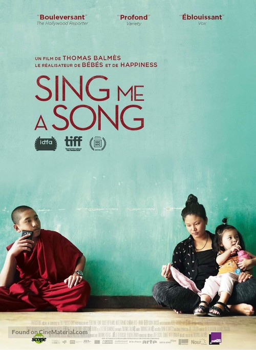 Sing me a Song - French Movie Poster