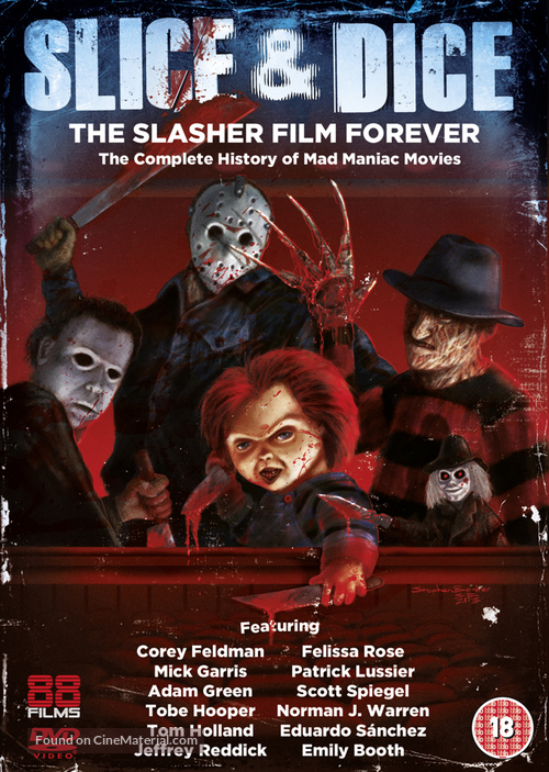 Slice and Dice: The Slasher Film Forever - British DVD movie cover