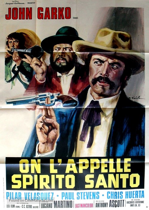 Uomo avvisato mezzo ammazzato... Parola di Spirito Santo - French Movie Poster