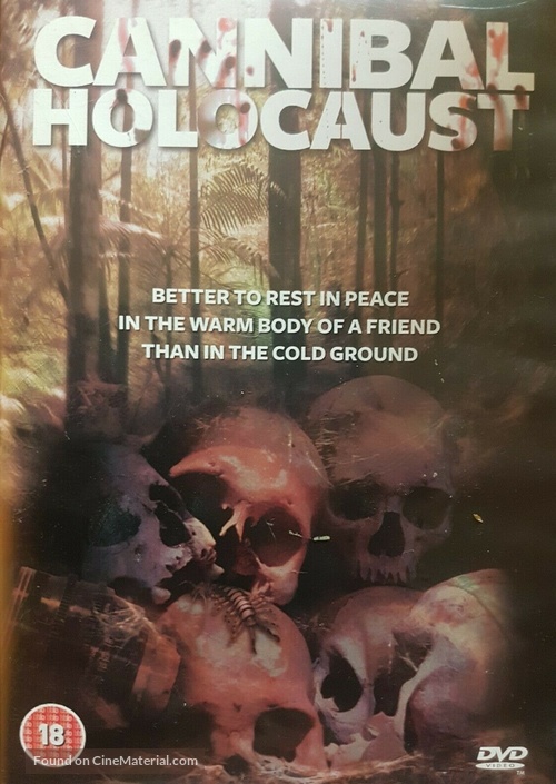 Cannibal Holocaust - British DVD movie cover