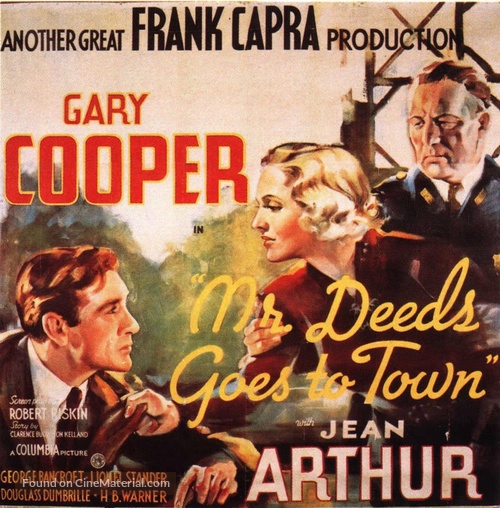 Mr. Deeds Goes to Town - Movie Poster