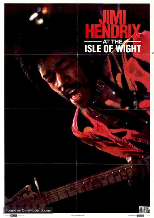 Jimi Hendrix at the Isle of Wight - German Movie Poster