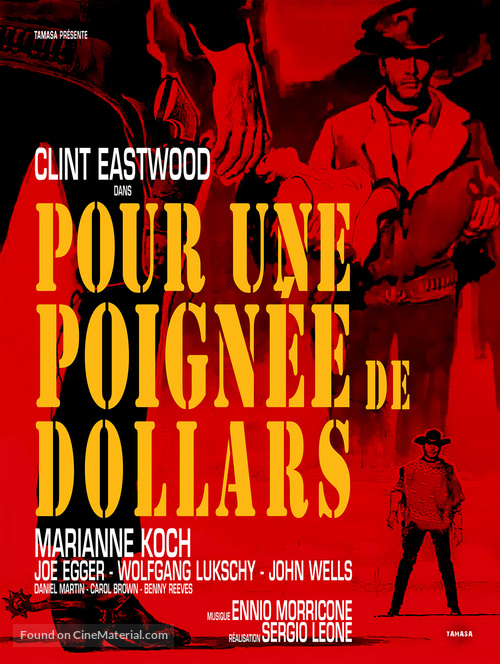 Per un pugno di dollari - French Re-release movie poster