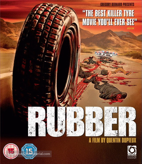 Rubber - British Blu-Ray movie cover