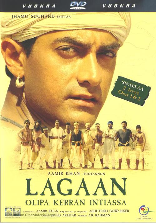 Lagaan: Once Upon a Time in India - Finnish DVD movie cover
