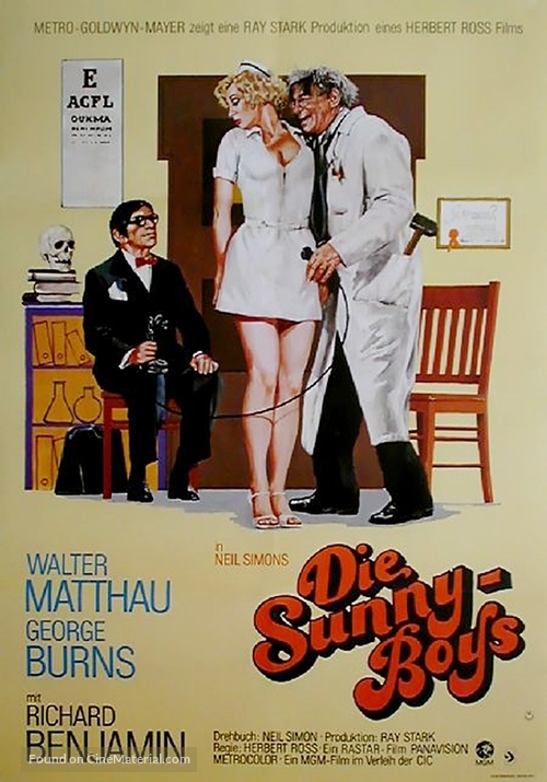 The Sunshine Boys - German Movie Poster