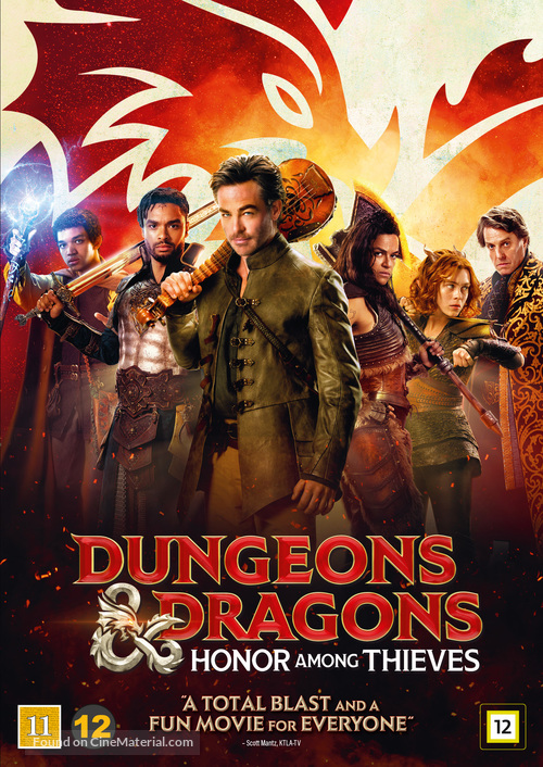 Dungeons &amp; Dragons: Honor Among Thieves - Danish DVD movie cover