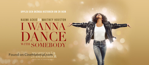 I Wanna Dance with Somebody - Swedish Movie Poster