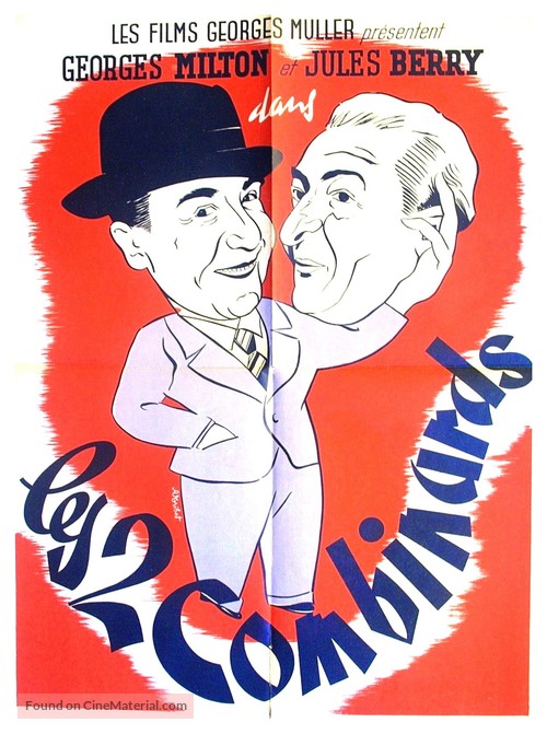 Les deux combinards - French Movie Poster