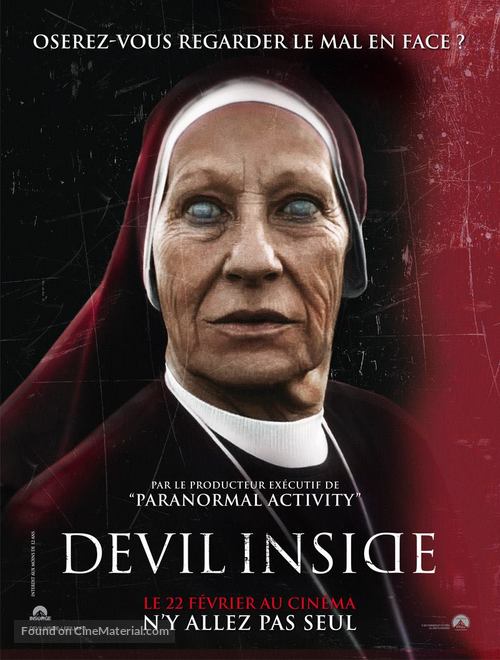 The Devil Inside - French Movie Poster