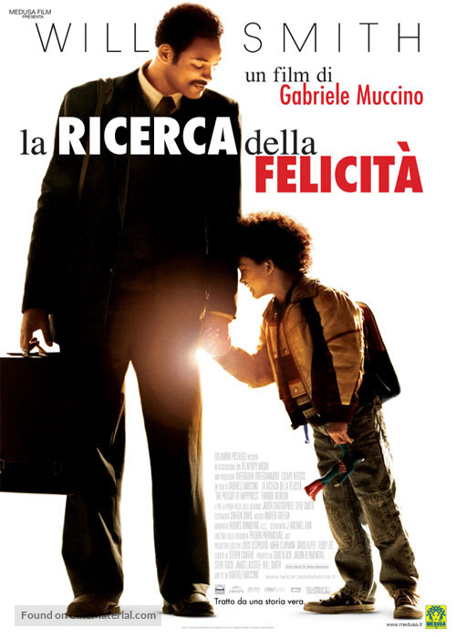 The Pursuit of Happyness - Italian Movie Poster