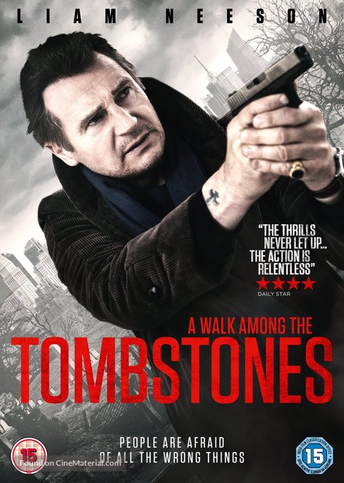 A Walk Among the Tombstones - British Movie Cover