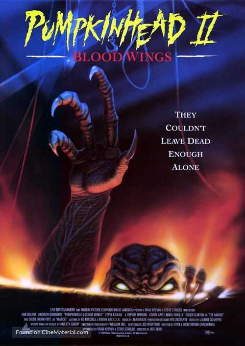 Pumpkinhead II: Blood Wings - Movie Poster