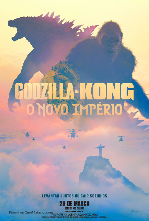 Godzilla x Kong: The New Empire - Brazilian Movie Poster