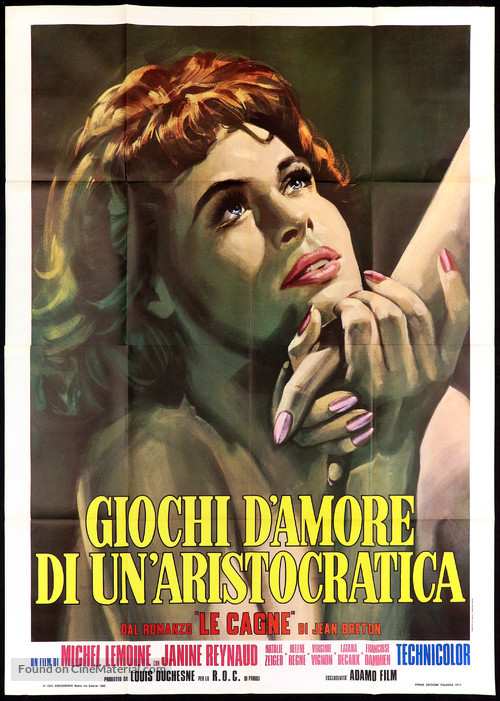 Les chiennes - Italian Movie Poster