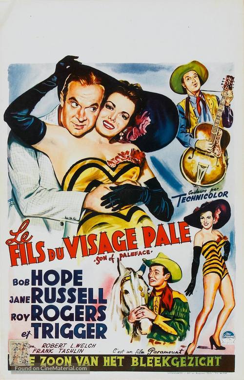 Son of Paleface - Belgian Movie Poster