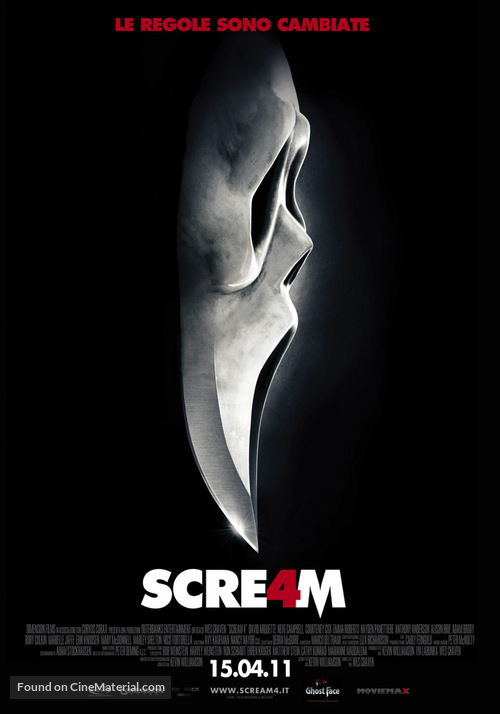 Scream 4 - Italian Movie Poster