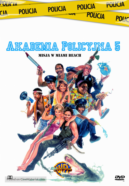 Police Academy 5: Assignment: Miami Beach - Polish Movie Cover