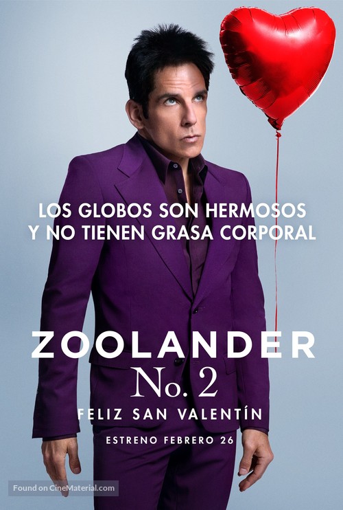 Zoolander 2 - Mexican Movie Poster