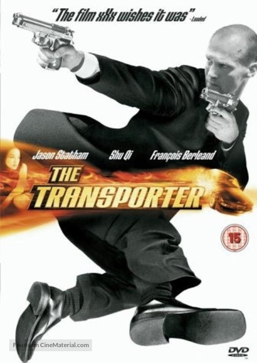 The Transporter - British DVD movie cover