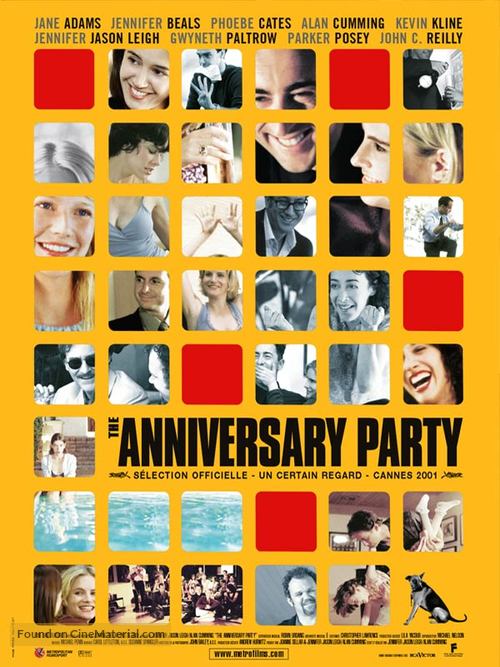 The Anniversary Party - French Movie Poster