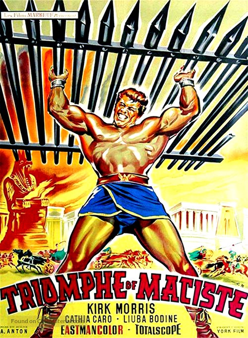 Il trionfo di Maciste - French Movie Poster